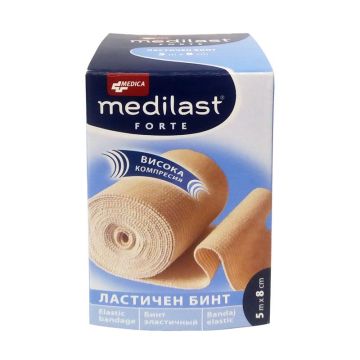 Medica Medilast Forte Ластичен бинт 8 см/ 5м х1 брой