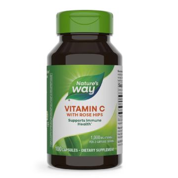Витамин C и шипка 500 мг x100 капсули Nature’s Way