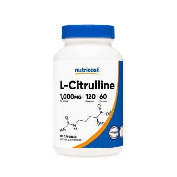 Л-Цитрулин 1000 mg х120 капсули Nutricost