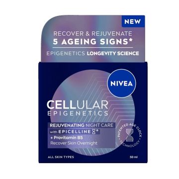 Nivea Cellular Epigenetics Подмладяващ нощен крем за лице х50 мл