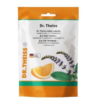 Dr. Theiss Бонбони с портокал + витамин C х75 г