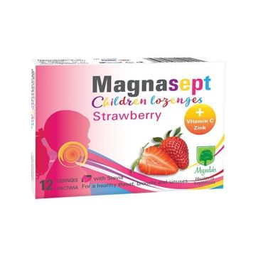 Магнасепт Ягода за деца х12 пастила Magnalabs