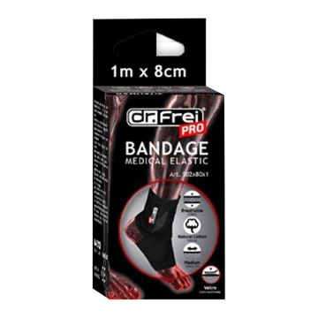 Dr. Frei Sport ластичен бинт 8 см х 1 м
