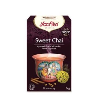 Yogi Tea Био Аюрведичен сладък чай x17 пакетчета