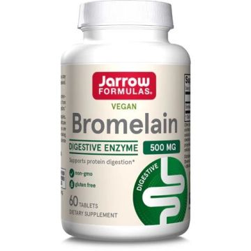 Bromelain Бромелаин, 500 мг x60 таблетки, Jarrow