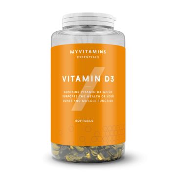 Витамин D3 х180 капсули MyProtein