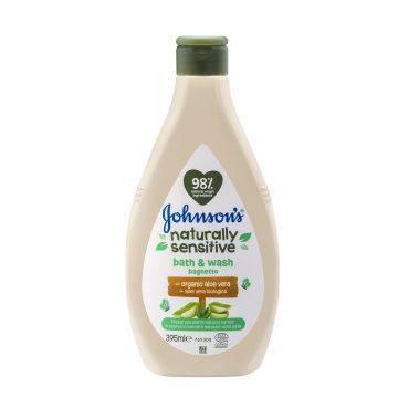 Johnson's Naturally Sensitive Шампоан за коса и тяло x395 мл