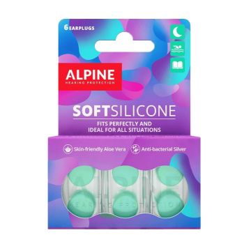 Alpine SoftSilicon Многофункционални тапи за уши х6 броя