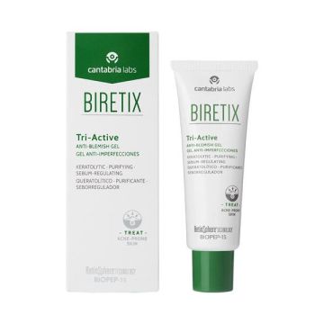 Cantabria Labs Biretix Tri-Active Гел за лице за кожа с упорити несъвършенства x50 мл