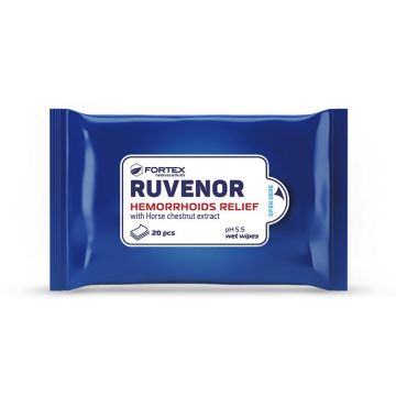 Рувенор мокри кърпички х20 броя Fortex