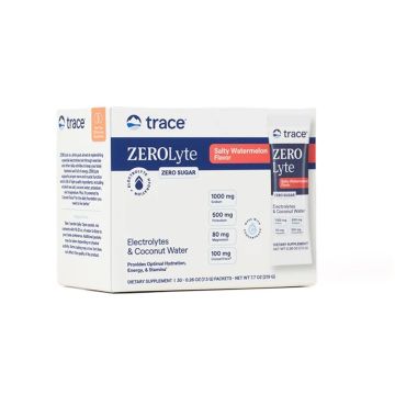 ZeroLyte Електролитен микс, вкус диня х30 сашета Trace Minerals