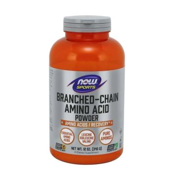 Аминокиселини BCAA x340 грама, Now Foods