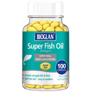 Super Fish Oil Рибено масло 556 mg х100 капсули Bioglan