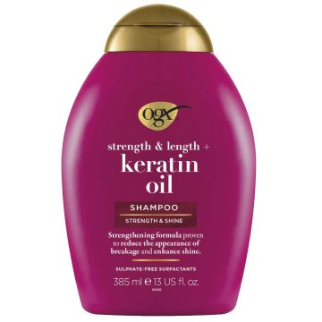 OGX Keratin Oil Шампоан за коса с кератин и арганово масло x385 мл