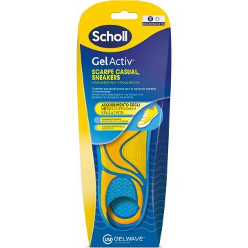 Scholl Gel Activ Casual Стелки за ежедневни обувки и маратонки Размер S х1 чифт