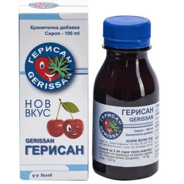 Герисан Сироп за деца с вкус на череша х100 мл Д-р Велев