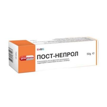 Пост-Непрол Гел за ефективно регенериране и омекотяване на кожа и лигавица х50 г Grow Pharma