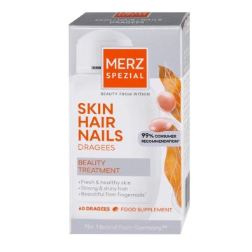 Merz Spezial Дражета за свежа кожа, блестяща коса и здрави нокти х60 таблетки