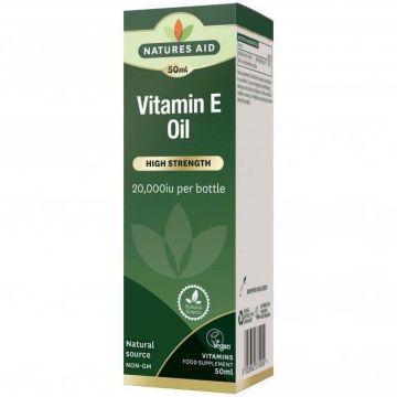 Витамин Е олио (натурално) 20,000IU х50мл Natures Aid