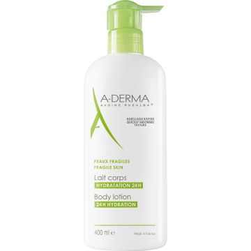 A-Derma Хидратиращо мляко за тяло 24ч хидратация The Essentials х400 мл