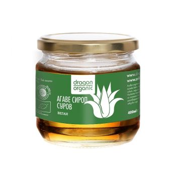 Dragon Superfoods Био сироп от агаве суров х400 мл