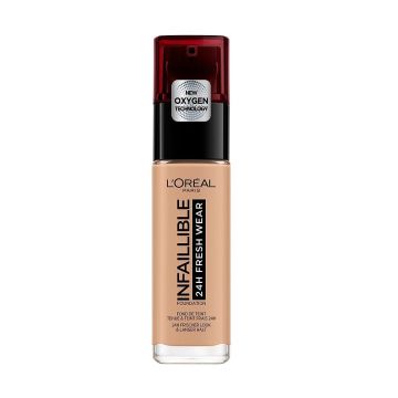 Loreal Paris Infaillible 24h Fresh Wear Дълготраен фон дьо тен за лице, цвят 220