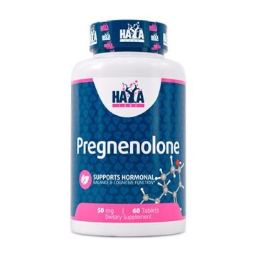Прегненолон 50 mg Подпомага хормоналния баланс х60 таблетки Haya Labs