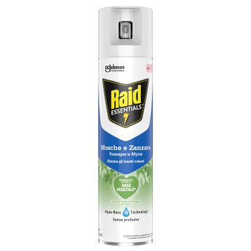 Raid Essentials Аерозол против комари и мухи x400 мл