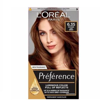 Loreal Paris Preference Боя за коса, 6.35 Havana Light Amber