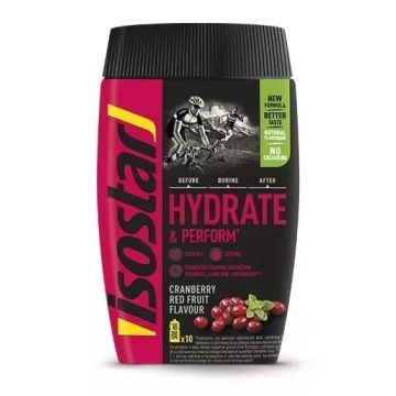 Изотонична напитка на прах, с вкус на червена боровинка х400 грама Isostar