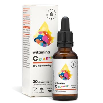 Витамин C за деца 100 mg х30 мл Aura Herbals