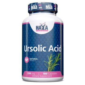 Ursolic Acid При интензивно физическо натоварване 250 мг х100 капсули Haya Labs