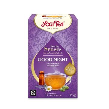 Yogi Tea Био Аюрведичен чай Лека нощ x17 пакетчета