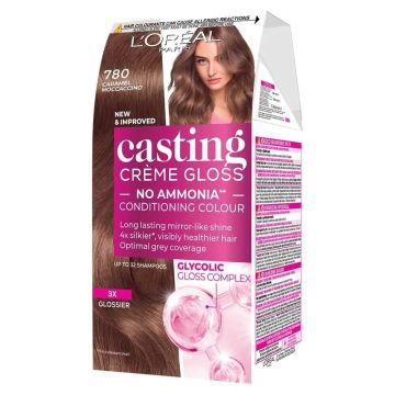 Loreal Paris Casting Creme Gloss Безамонячна боя за коса x120 мл, 780 Cramel Moccaccino
