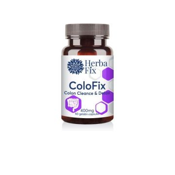 Colofix За пречистване и детокс на дебелото черво 400 мг х60 капсули Herbafix