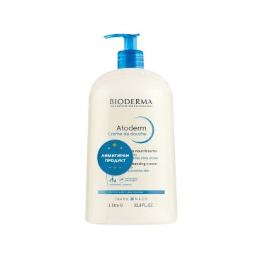 Bioderma Atoderm Подхранващ измиващ крем за суха и много суха кожа x1000 мл