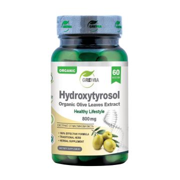 Hydroxytyrosol екстракт от листата на Mаслина х 60 капсули Grewia