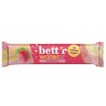Bett'r Био Вафла с крем с кашу и ягоди, без добавена захар х30 г