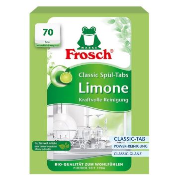Frosch Таблетки за съдомиялна машина Зелен лимон x70 броя