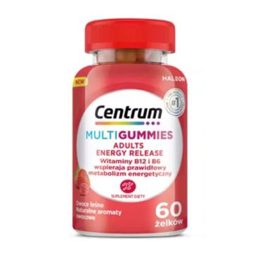 Centrum Multi Gummies Energy Release Мултивитамини за възрастни за повече енергия х60 желирани таблетки