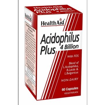 Ацидофилус Плюс 4 милиарда х60 капсули Health Aid