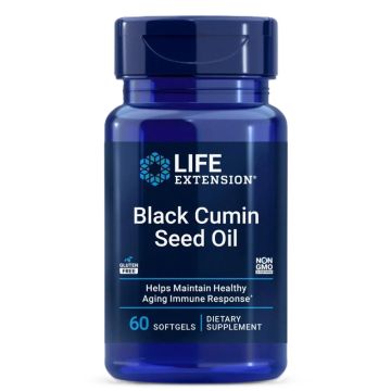 Черен кимион (масло от семена) 500 mg х60 софтгел капсули Life Extension
