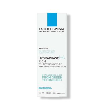 La Roche-Posay Hydraphase HA Rich Хидратираща грижа за нормална към суха и дехидратирана кожа с повяхнал тен x50 мл