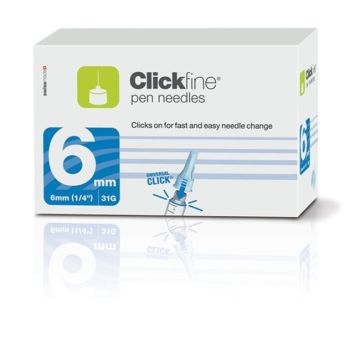 Clickfine Игла за инсулинова писалка 6мм х1 брой