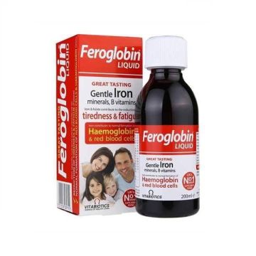 Фероглобин Б12 Сироп с желязо х200 мл VitaBiotics