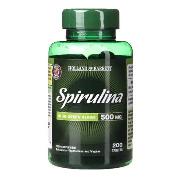 Спирулина 500мг х200 таблетки Holland and Barrett