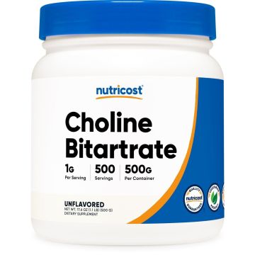 Холин битартрат на прах ( Витамин В4 ) х500 г Nutricost