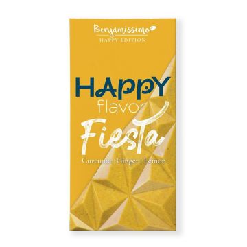 Benjamissimo Happy Fiesta Био веган кокосов десерт с куркума, джинджифил и лимоново масло х60 грама