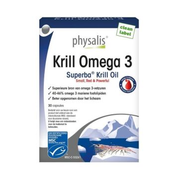 Омега-3 Масло от крил х30 капсули Physalis