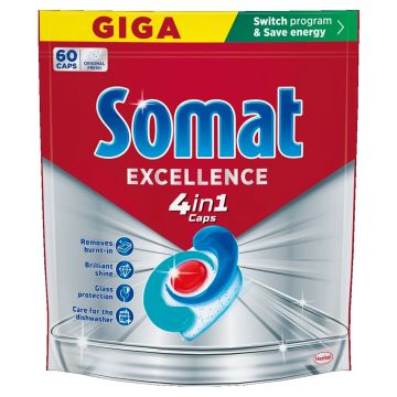 Somat Excellence 4in1 Таблетки за съдомиялна машина х60 броя